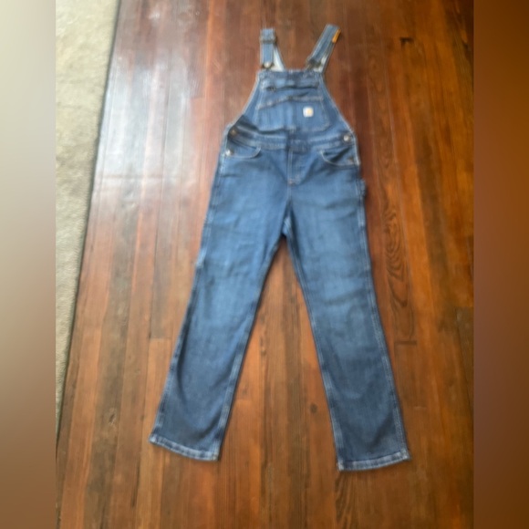Carhartt Rugged Flex Denim Bib Overalls - Picture 1 of 10